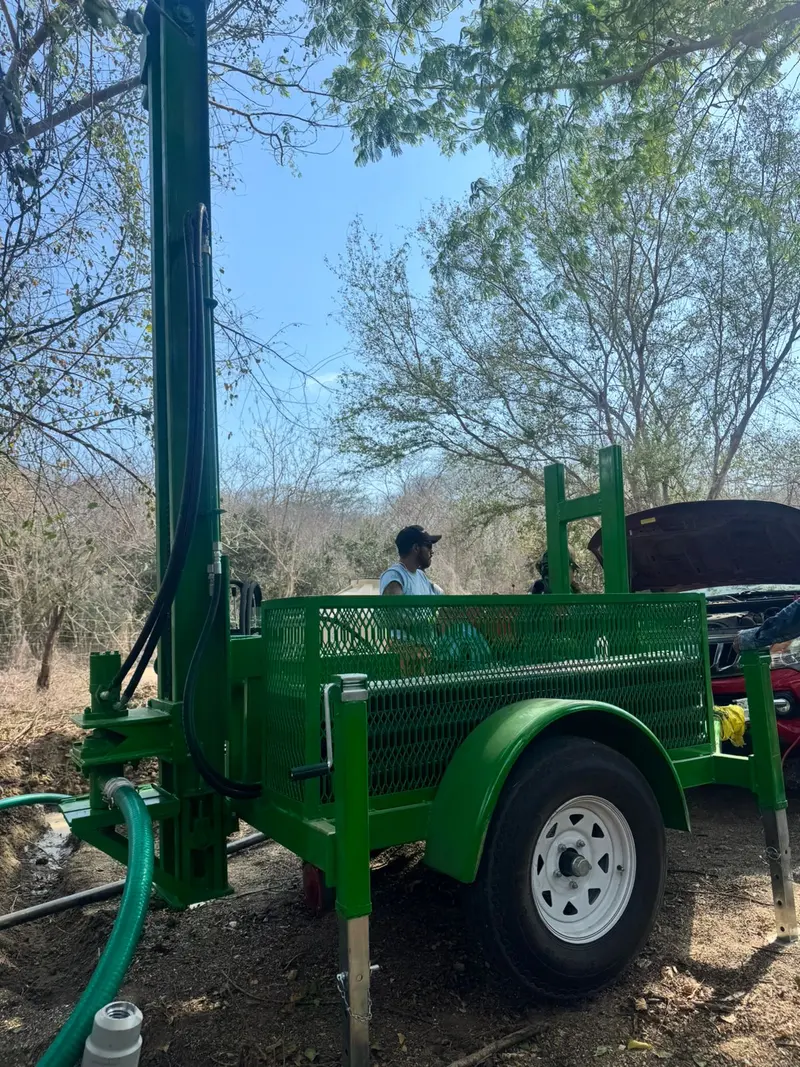 Perforación en terreno rural